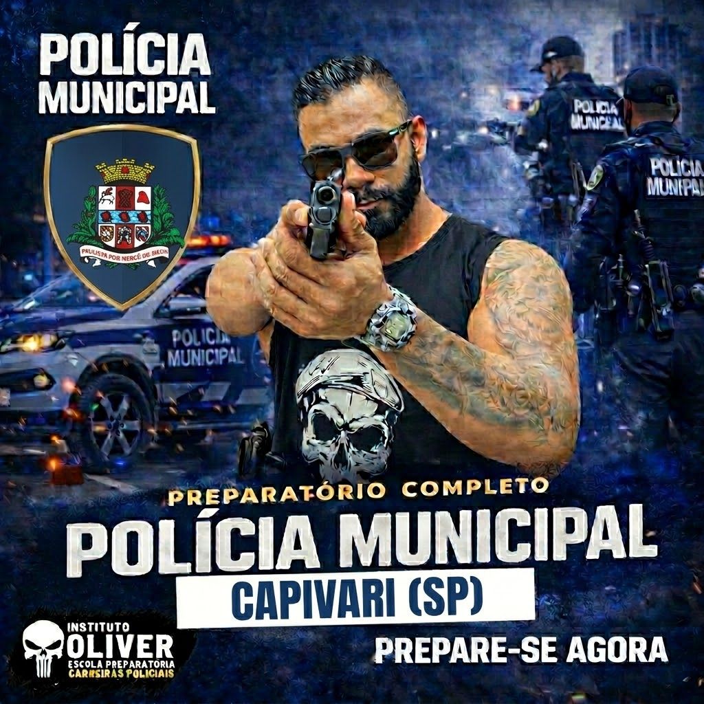 👮‍♂️ Preparatório Completo GUARDA MUNICIPAL de CAPIVARI👮‍♂️ GCM - Instituto Óliver