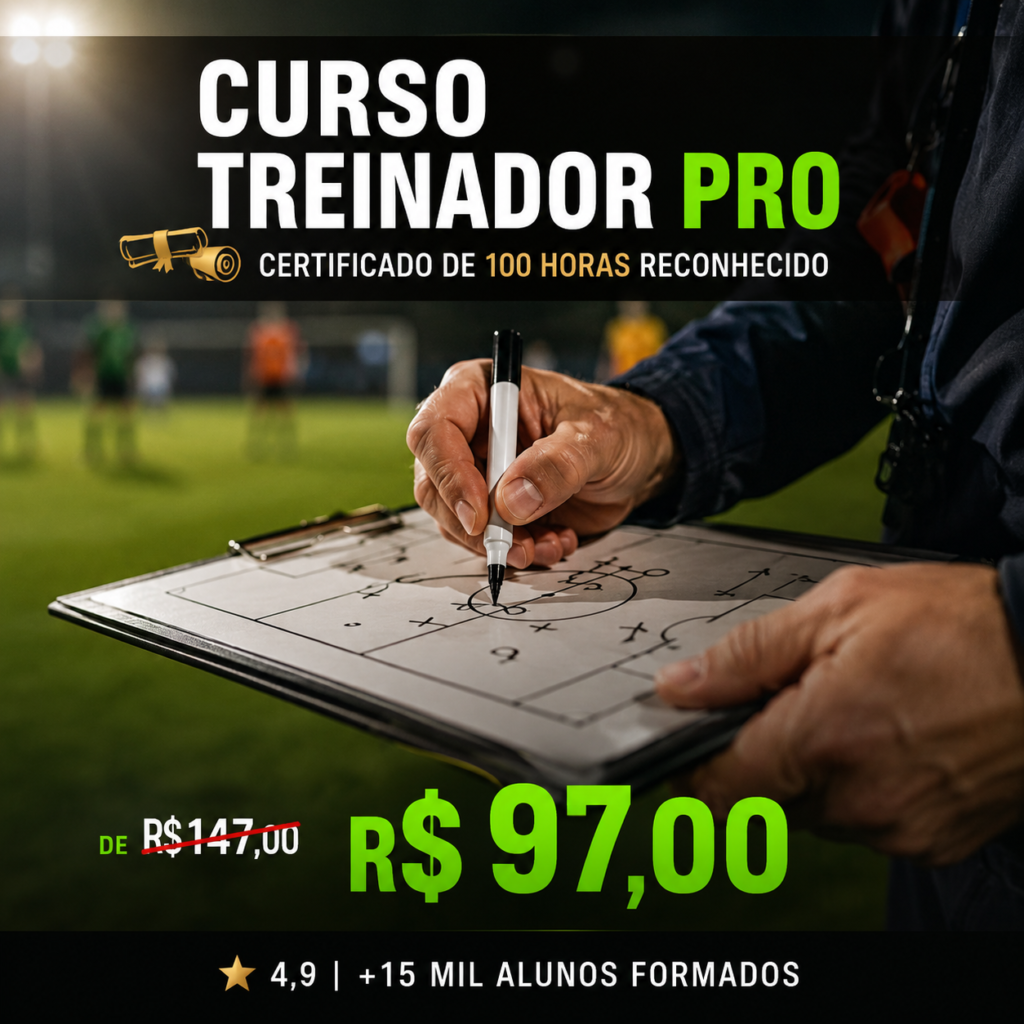 TREINADOR DE FUTEBOL PRO