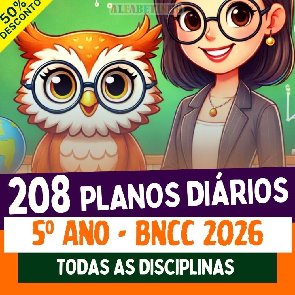 PLANOS DIÁRIOS - 5º ANO FUNDAMENTAL - BNCC 2026