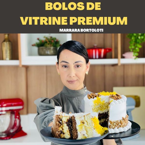 Curso Bolos de Vitrine Premium - Marrara Bortoloti