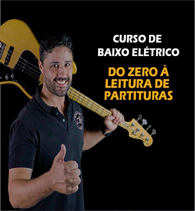 CURSO DE BAIXO ELÉTRICO - DO ZERO À NOÇÕES DE PARTITURA