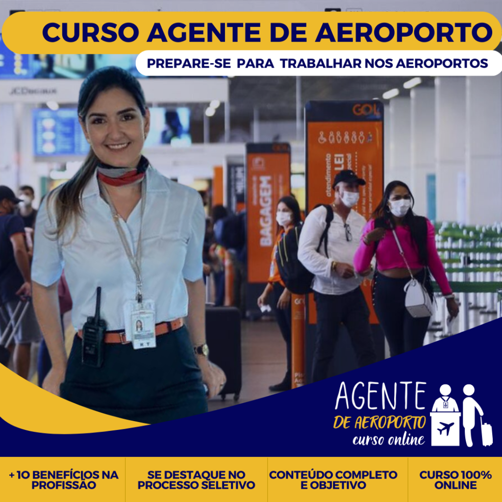 Agente de Aeroporto Curso Online