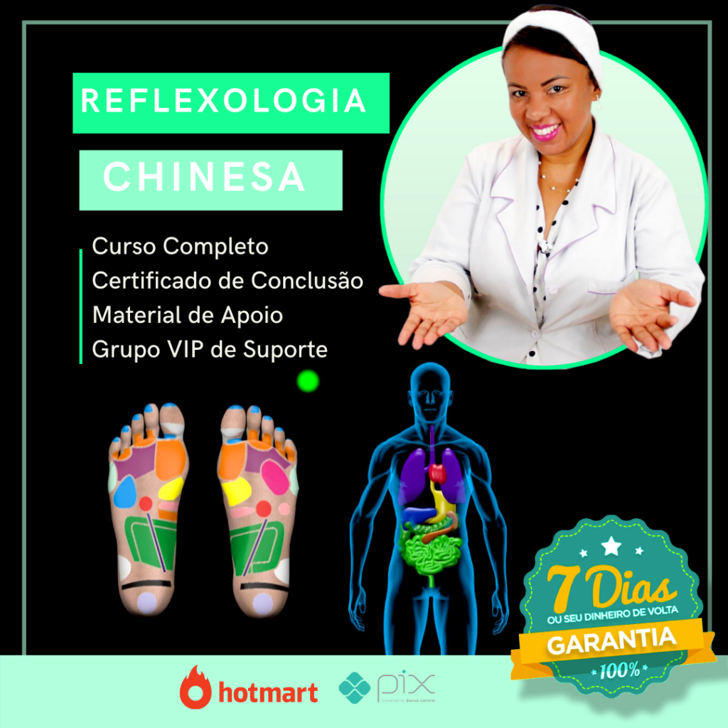 *Formação em Reflexologia Chinesa -Suas Mãos é o que precisa para iniciar o seu negócio"