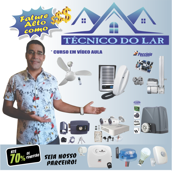 Eletricista técnico do Lar /segurança eletrônica