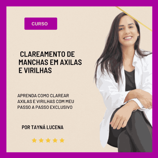 Clareamento de manchas em axila e virilha