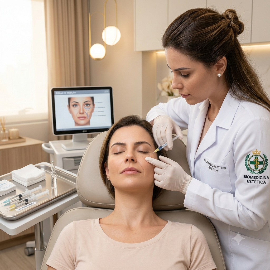 Preenchimento de Olheiras e Sulco Nasogeniano (Harmonização Facial)