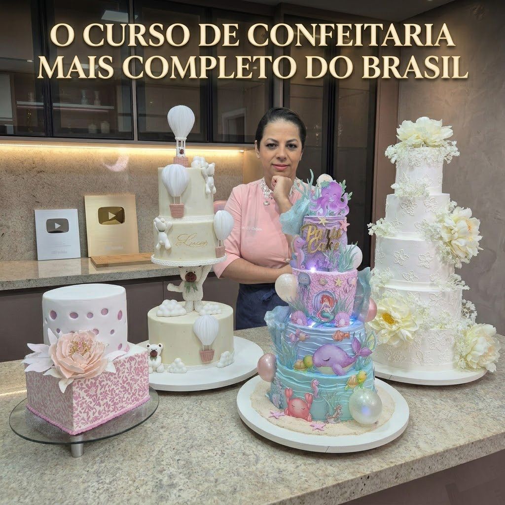 Formação de Confeiteiros 2.0 Bolos de Andar