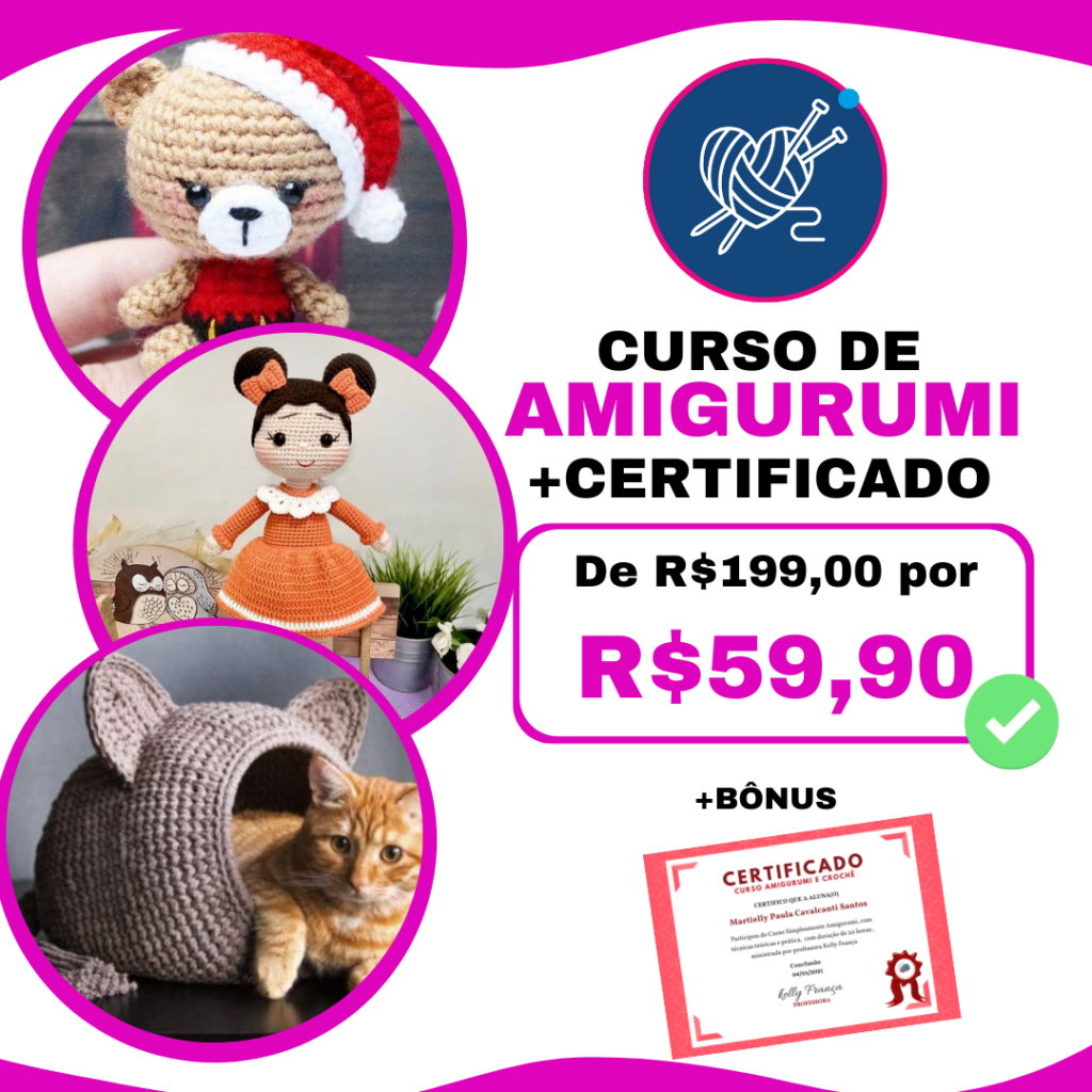 Curso Simplesmente Amigurumi