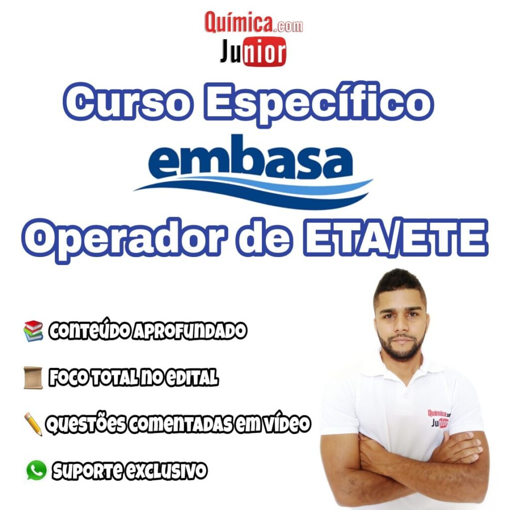 Operador de Processos de Água e Esgoto EMBASA 2022 - Curso Específico