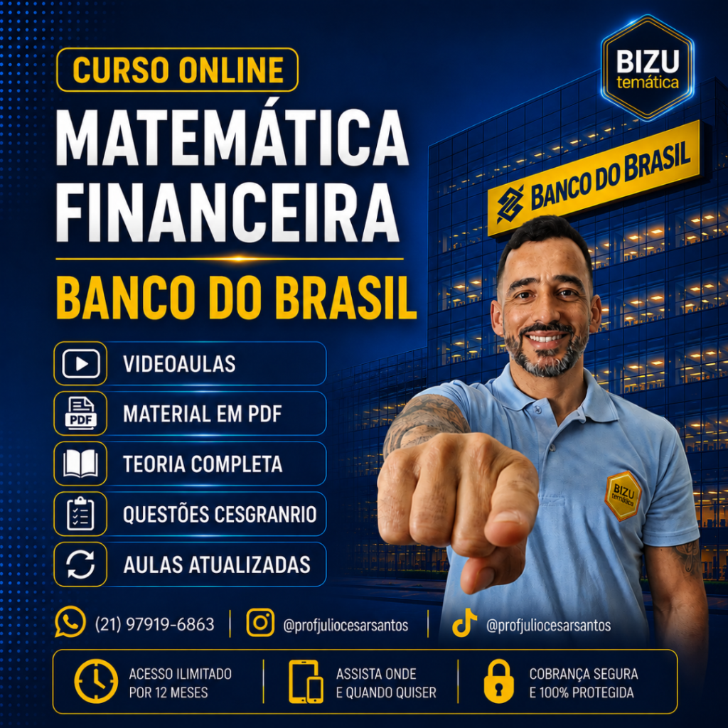 Banco do Brasil - Matemática Financeira