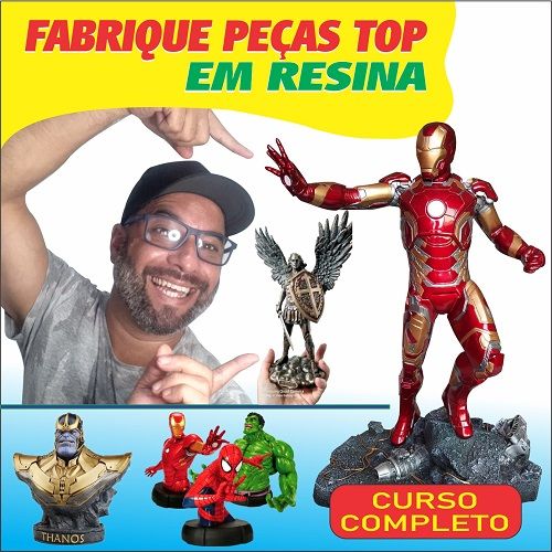 ESTATUAS EM RESINA FABRIQUE VC MESMO SANTAS BUDAS MARVEL