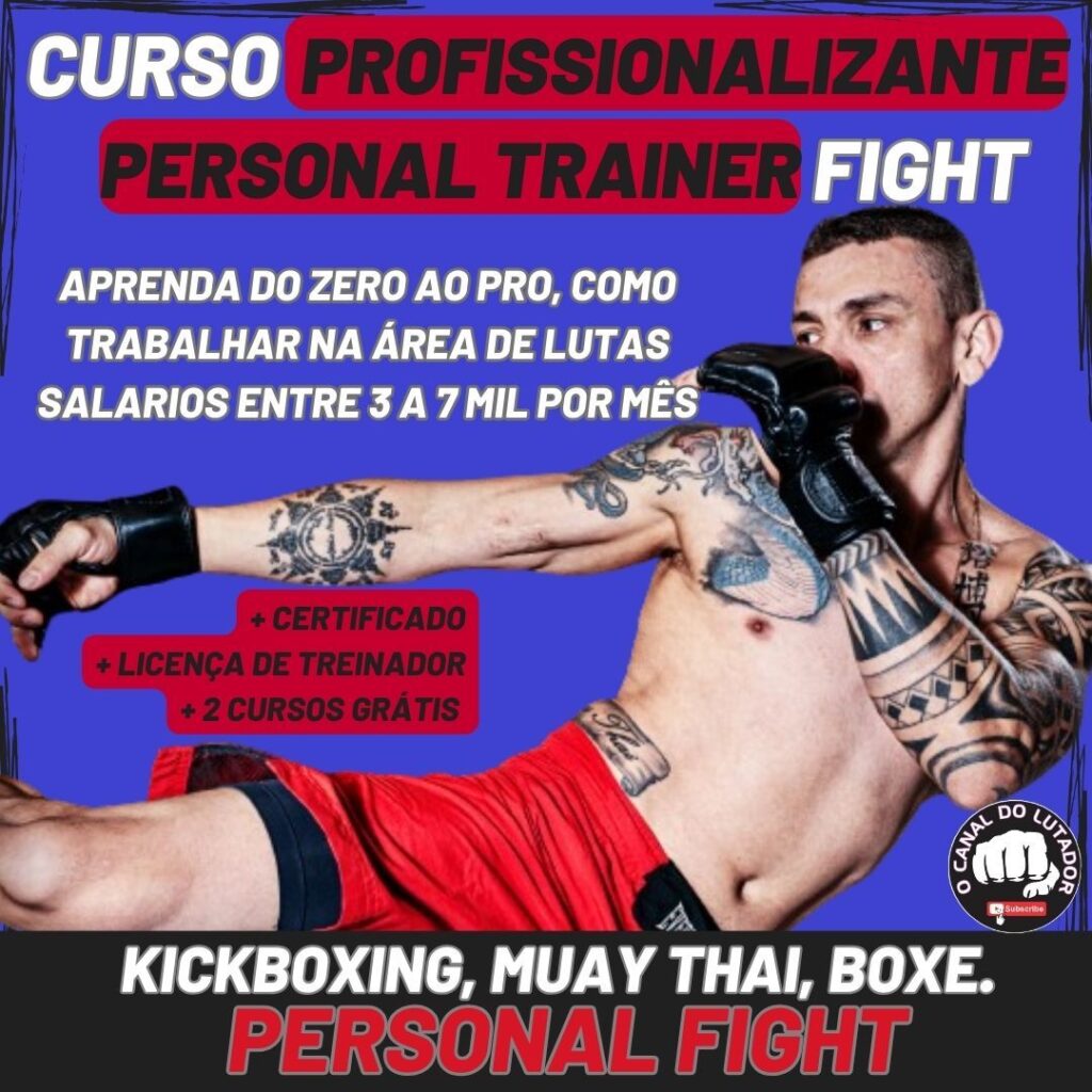 Curso Profissionalizante Personal Trainer Fight, ZERO AO PRO.