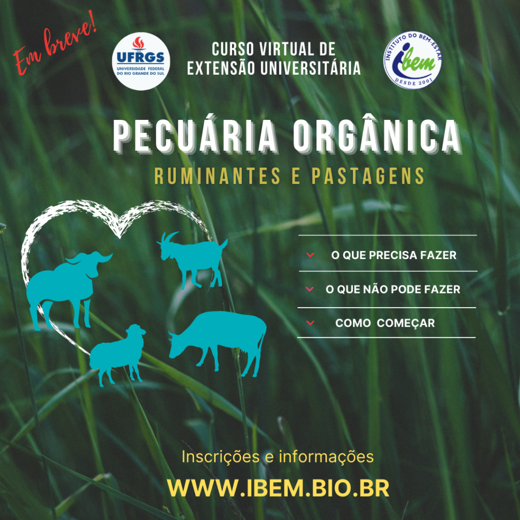 CURSO PECUARIA ORGÂNICA: RUMINANTES E PASTAGENS