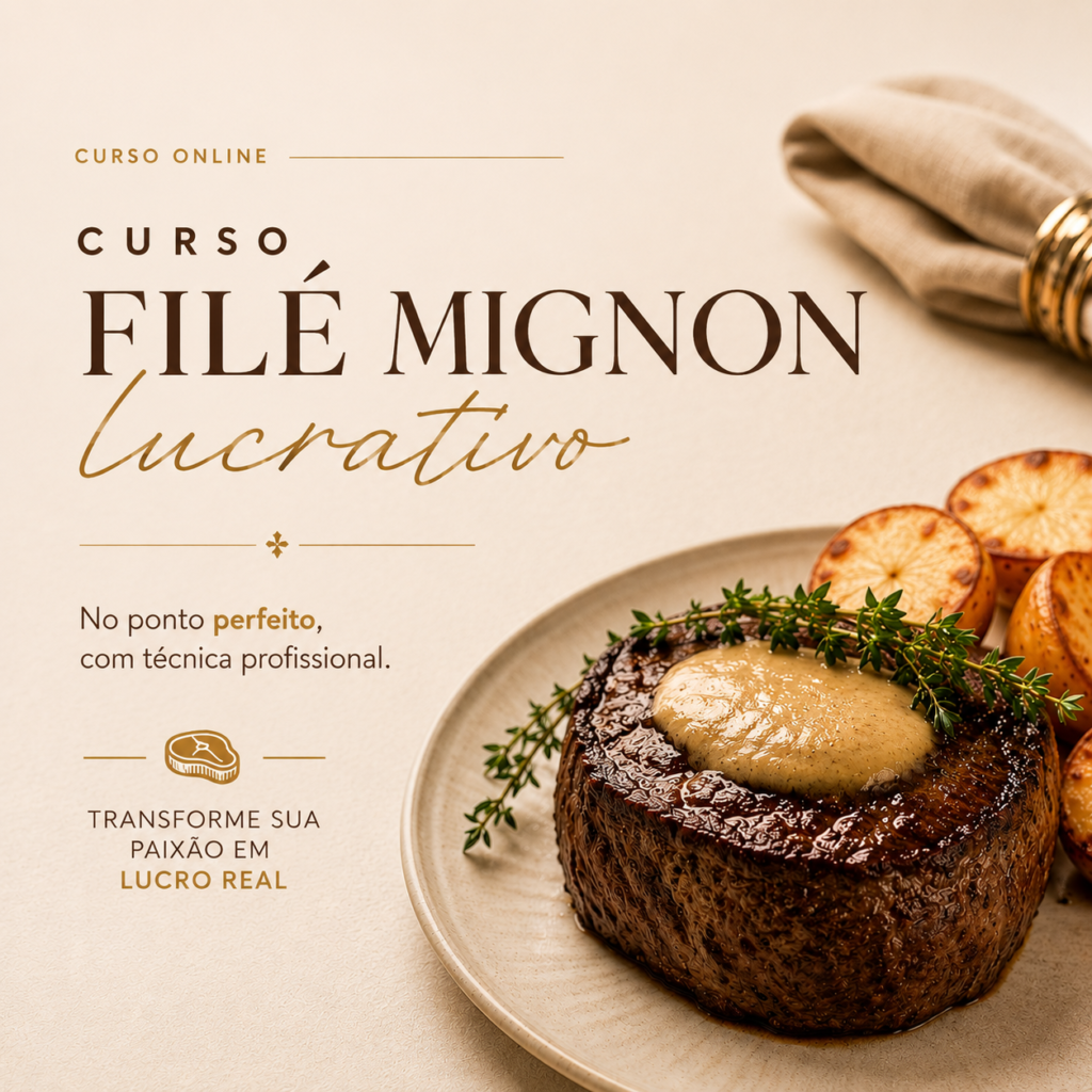 🎥 🥩 Filé Mignon Lucrativo – Curso em Vídeo 🥩
