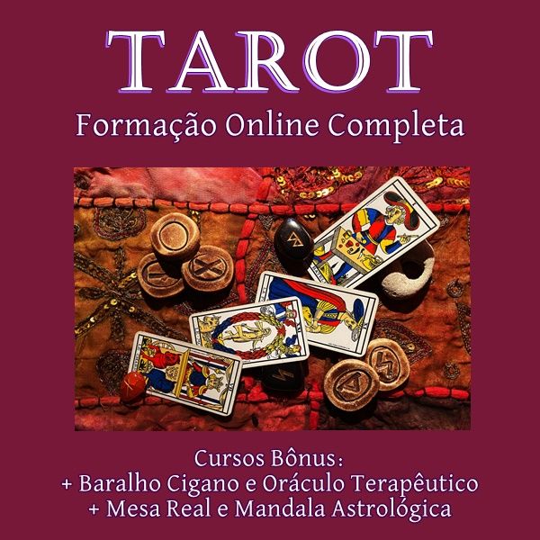 Curso Completo de Tarot + Baralho Cigano + Oráculo Terapêutico