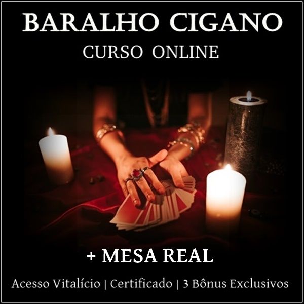 Curso de Baralho Cigano + Mesa Real