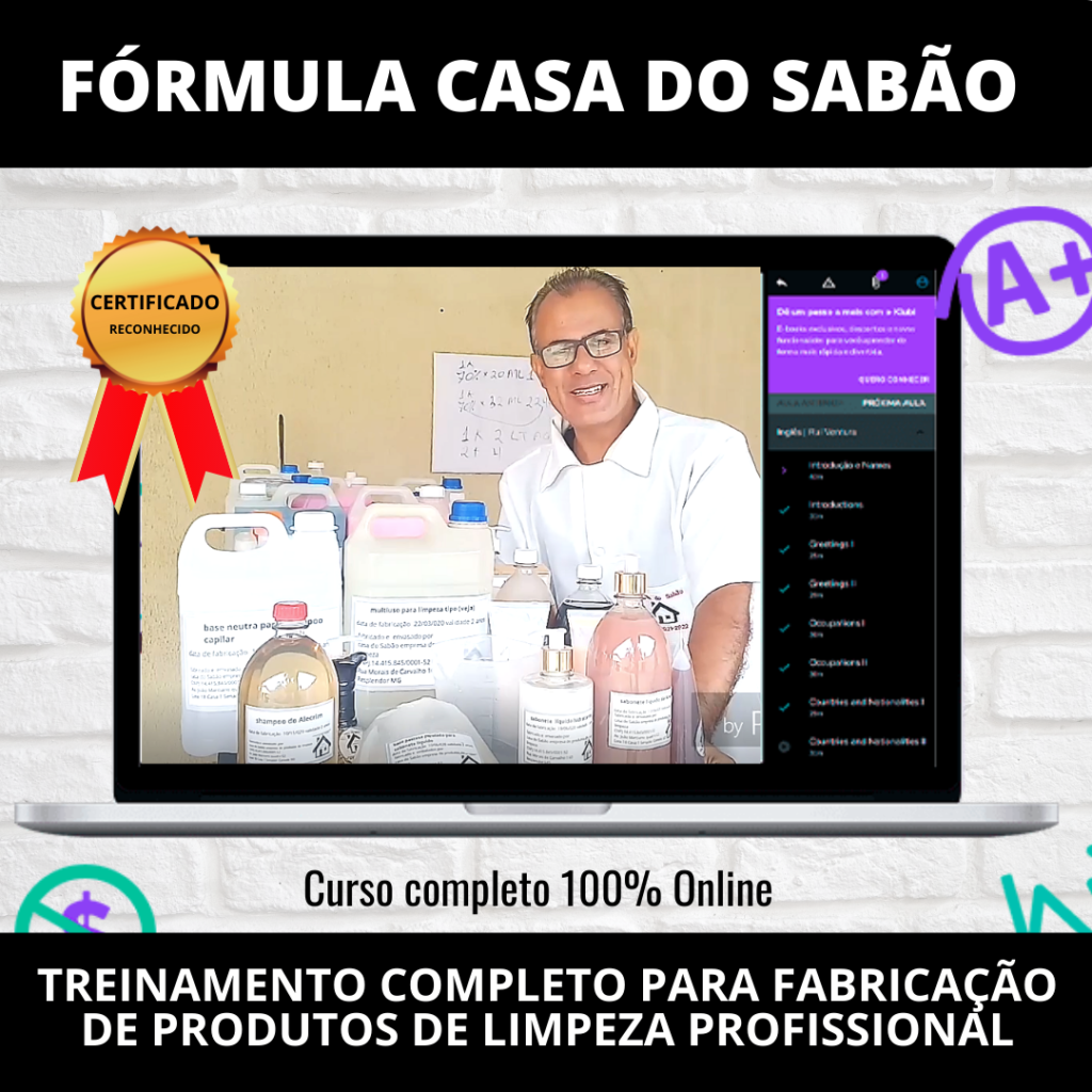 Curso Fórmula Casa do Sabão